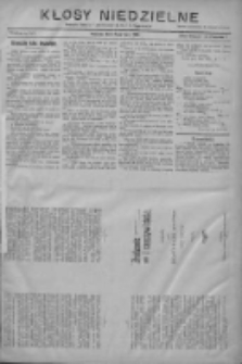 Kłosy Niedzielne: dodatek literacki i powieściowy do Nr150 "Orędownika" 1910.07.03