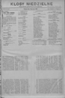 Kłosy Niedzielne: dodatek literacki i powieściowy do Nr168 "Orędownika" 1910.07.24
