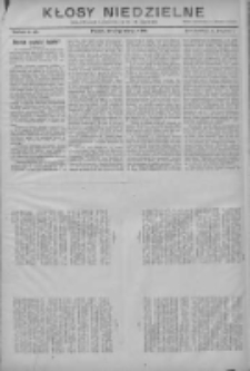 Kłosy Niedzielne: dodatek literacki i powieściowy do Nr180 "Orędownika" 1910.08.07