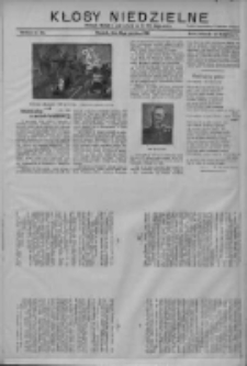 Kłosy Niedzielne: dodatek literacki i powieściowy do Nr283 "Orędownika" 1910.12.11