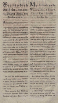 [Obwieszczenie w sprawie obsadzania wierzbą brzegów Warty]