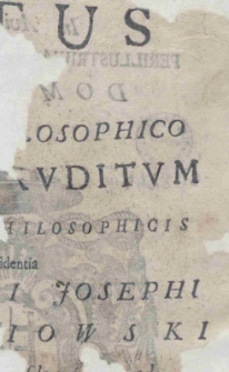 Motus in termino sive consumato [...] philosophico certamen eruditum ex conclusionibus philosophieis
