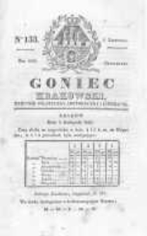 Goniec Krakowski: dziennik polityczny, historyczny i literacki. 1829.11.05 nr133