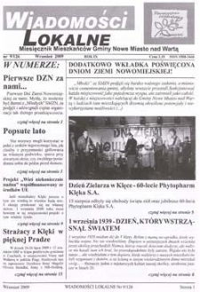 Wiadomości Lokalne 2009 R.9 Nr9(126)