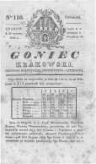 Goniec Krakowski: dziennik polityczny, historyczny i literacki. 1830.08.26 nr110