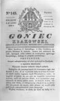 Goniec Krakowski: dziennik polityczny, historyczny i literacki. 1830.10.27 nr145