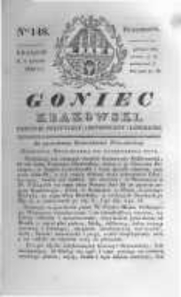 Goniec Krakowski: dziennik polityczny, historyczny i literacki. 1830.11.01 nr148