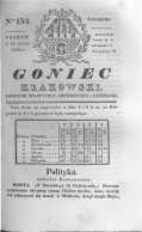 Goniec Krakowski: dziennik polityczny, historyczny i literacki. 1830.11.11 nr154