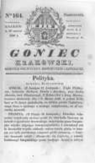 Goniec Krakowski: dziennik polityczny, historyczny i literacki. 1830.11.29 nr164