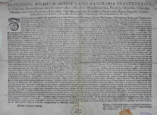 [Uniwersał wzywający mieszkańc&oacute;w wojew&oacute;dztw: poznańskiego, kaliskiego, sieradzkiego, łęczyckiego i ziemi wieluńskiej do wiernopoddaństwa]