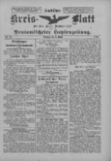 Amtliches Kreis-Blatt für den Kreis Neutomischel: zugleich Neutomischeler Hopfenzeitung 1900.04.03 Nr27