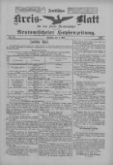 Amtliches Kreis-Blatt f&uuml;r den Kreis Neutomischel: zugleich Neutomischeler Hopfenzeitung 1900.05.01 Nr34