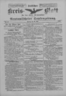 Amtliches Kreis-Blatt f&uuml;r den Kreis Neutomischel: zugleich Neutomischeler Hopfenzeitung 1900.05.25 Nr41