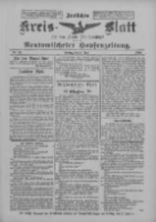 Amtliches Kreis-Blatt f&uuml;r den Kreis Neutomischel: zugleich Neutomischeler Hopfenzeitung 1900.06.01 Nr43