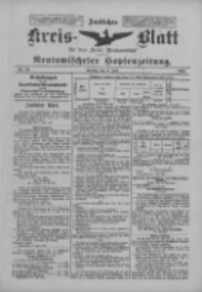 Amtliches Kreis-Blatt f&uuml;r den Kreis Neutomischel: zugleich Neutomischeler Hopfenzeitung 1900.07.06 Nr52