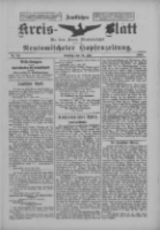 Amtliches Kreis-Blatt f&uuml;r den Kreis Neutomischel: zugleich Neutomischeler Hopfenzeitung 1900.07.10 Nr53
