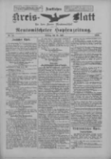 Amtliches Kreis-Blatt f&uuml;r den Kreis Neutomischel: zugleich Neutomischeler Hopfenzeitung 1900.07.13 Nr54