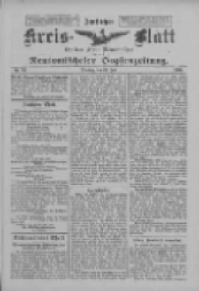 Amtliches Kreis-Blatt f&uuml;r den Kreis Neutomischel: zugleich Neutomischeler Hopfenzeitung 1900.07.31 Nr59