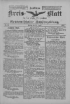 Amtliches Kreis-Blatt für den Kreis Neutomischel: zugleich Neutomischeler Hopfenzeitung 1900.08.10 Nr62