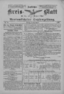Amtliches Kreis-Blatt f&uuml;r den Kreis Neutomischel: zugleich Neutomischeler Hopfenzeitung 1900.08.31 Nr68