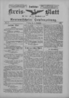 Amtliches Kreis-Blatt f&uuml;r den Kreis Neutomischel: zugleich Neutomischeler Hopfenzeitung 1900.09.11 Nr71