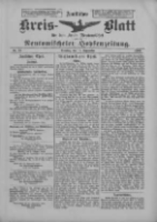 Amtliches Kreis-Blatt für den Kreis Neutomischel: zugleich Neutomischeler Hopfenzeitung 1900.09.18 Nr73