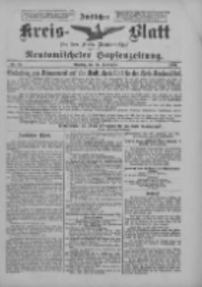 Amtliches Kreis-Blatt für den Kreis Neutomischel: zugleich Neutomischeler Hopfenzeitung 1900.09.25 Nr75
