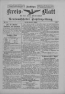 Amtliches Kreis-Blatt f&uuml;r den Kreis Neutomischel: zugleich Neutomischeler Hopfenzeitung 1900.10.26 Nr84