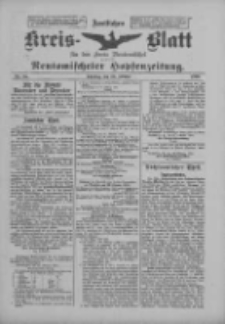 Amtliches Kreis-Blatt f&uuml;r den Kreis Neutomischel: zugleich Neutomischeler Hopfenzeitung 1900.10.30 Nr85
