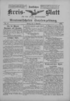 Amtliches Kreis-Blatt für den Kreis Neutomischel: zugleich Neutomischeler Hopfenzeitung 1900.11.02 Nr86