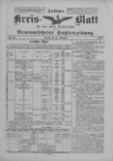 Amtliches Kreis-Blatt für den Kreis Neutomischel: zugleich Neutomischeler Hopfenzeitung 1900.11.16 Nr90