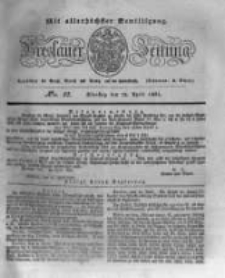 Breslauer Zeitung. 1831.04.12 Nr85