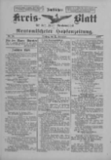 Amtliches Kreis-Blatt f&uuml;r den Kreis Neutomischel: zugleich Neutomischeler Hopfenzeitung 1900.11.27 Nr93