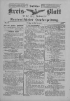 Amtliches Kreis-Blatt für den Kreis Neutomischel: zugleich Neutomischeler Hopfenzeitung 1900.11.27 Nr93