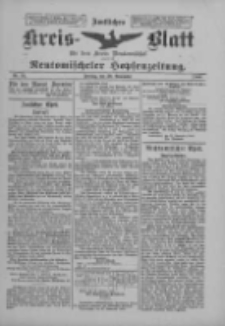 Amtliches Kreis-Blatt f&uuml;r den Kreis Neutomischel: zugleich Neutomischeler Hopfenzeitung 1900.11.30 Nr94