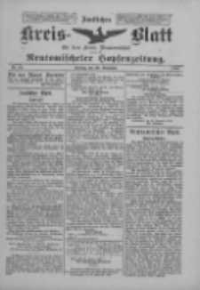 Amtliches Kreis-Blatt für den Kreis Neutomischel: zugleich Neutomischeler Hopfenzeitung 1900.11.30 Nr94