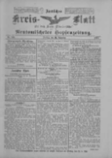 Amtliches Kreis-Blatt f&uuml;r den Kreis Neutomischel: zugleich Neutomischeler Hopfenzeitung 1900.12.21 Nr100