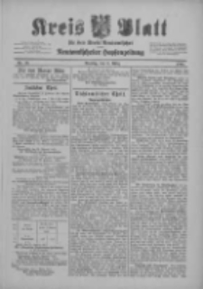 Kreis Blatt f&uuml;r den Kreis Neutomischeler zugleich Hopfenzeitung 1901.03.05 Nr19