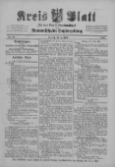 Kreis Blatt für den Kreis Neutomischeler zugleich Hopfenzeitung 1901.04.05 Nr28
