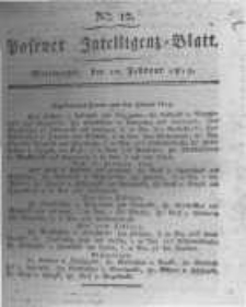 Posener Intelligenz Blatt. 1819.02.10 Nr12