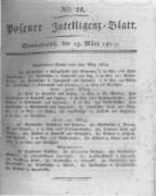 Posener Intelligenz Blatt. 1819.03.13 Nr21