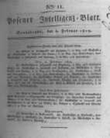 Posener Intelligenz Blatt. 1819.02.06 Nr11