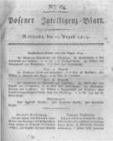 Posener Intelligenz Blatt. 1819.08.11 Nr64