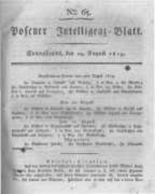 Posener Intelligenz Blatt. 1819.08.14 Nr65