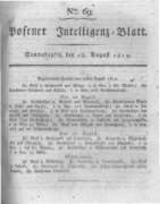 Posener Intelligenz Blatt. 1819.08.28 Nr69