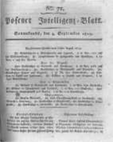 Posener Intelligenz Blatt. 1819.09.04 Nr71