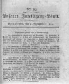 Posener Intelligenz Blatt. 1819.11.06 Nr89