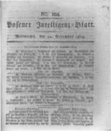 Posener Intelligenz Blatt. 1819.12.29 Nr104