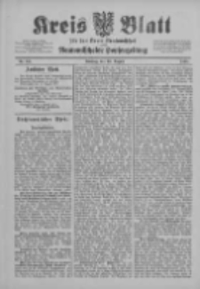 Kreis Blatt für den Kreis Neutomischeler zugleich Hopfenzeitung 1901.08.13 Nr63