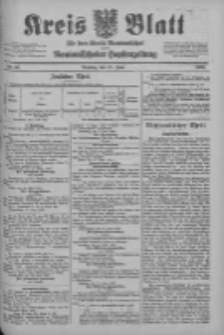 Kreis Blatt f&uuml;r den Kreis Neutomischeler zugleich Hopfenzeitung 1902.06.17 Nr46
